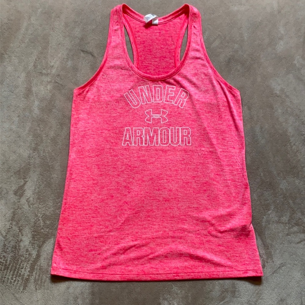Under Armour pink tank, size M